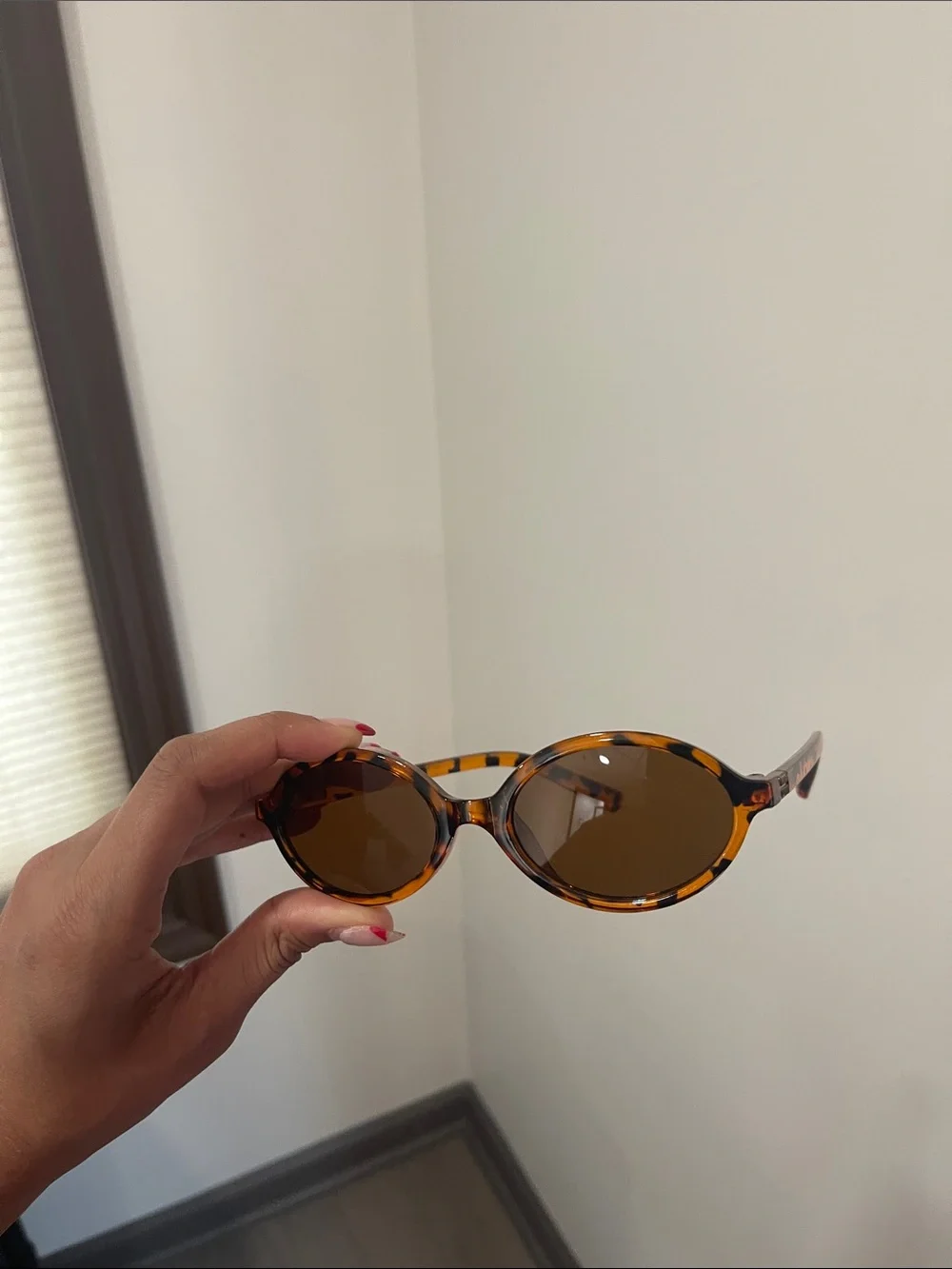 Tortoiseshell Oval Sunglasses Miu Miu Brown Lenses